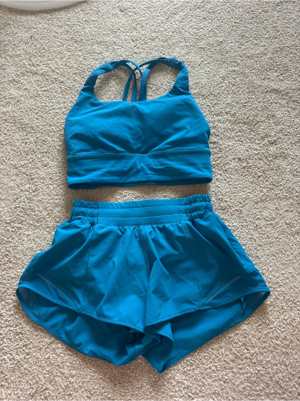 lululemon athletica Blue Two-Piece Set
